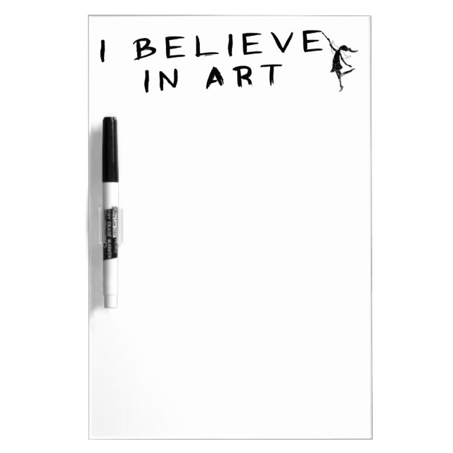 Art Fairy: I Believe In Art Dry-Erase Board (Front)