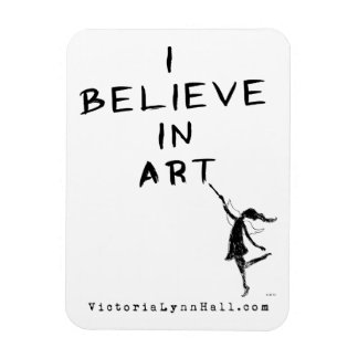 Art Fairy: I Believe In Art Promotional Value Magnet