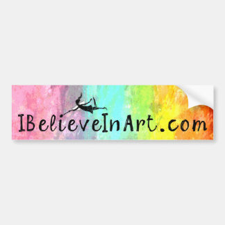 Art Fairy: IBelieveInArt.com Promotional Bumper Sticker
