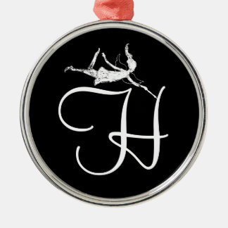 Art Fairy Inital: H Metal Ornament