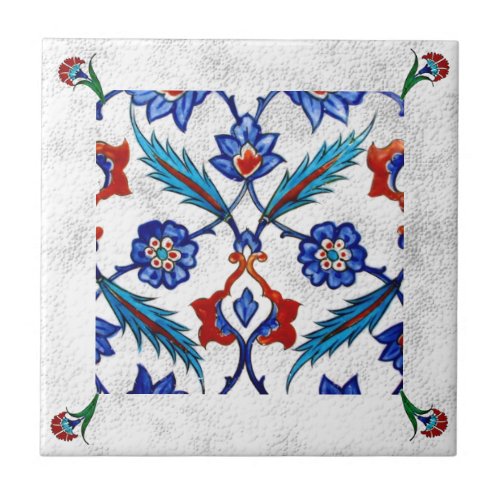 Art_ Floral Ceramic Tile