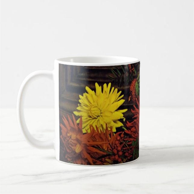 Art Floral Coffee Mug (Left)