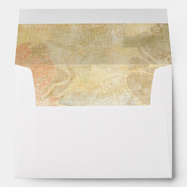 art floral grunge background pattern envelope (Back (Bottom))