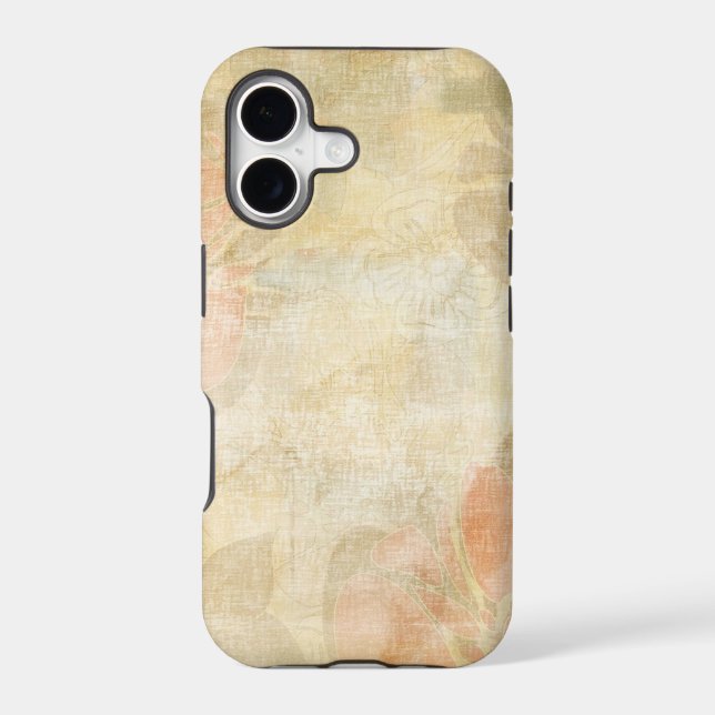 art floral grunge background pattern iphone case (Back)