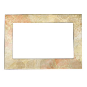 art floral grunge background pattern magnetic frame