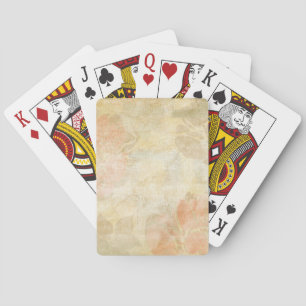 art floral grunge background pattern poker cards