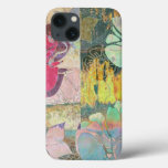 Art floral grunge pattern iPhone 13 case