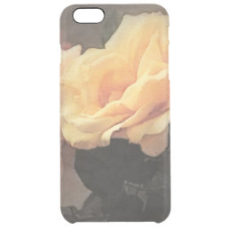 art floral vintage background in pastel colors clear iPhone 6 plus case