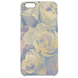 art floral vintage colorful background clear iPhone 6 plus case