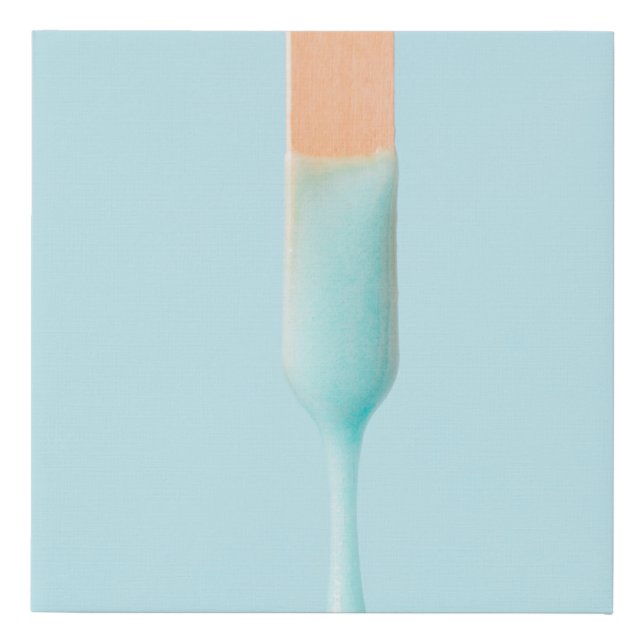 Art for a wax studio- faux canvas print (Front)