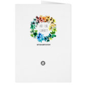 art for charity card (Back)