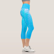 Art for Oceans Aqua Capri Leggings