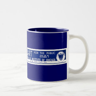 Art for the Public - WPA Poster - Two-Tone Coffee Mug