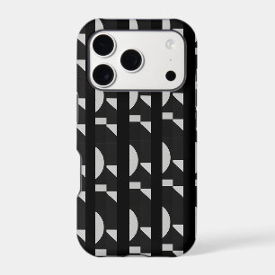 Art for Your Tech: Abstract Black & White iPhone 1 17 Pro Case
