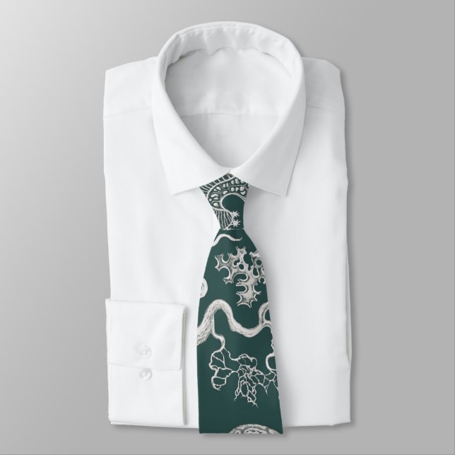  Art forms of nature  Neck Tie (Tied)