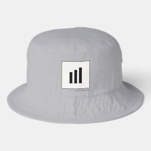 Art from three lines - ascending bucket hat