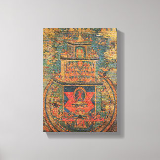 ART FROM TIBET [ VAJRAYOGINI MANDALA ] CANVAS PRINT