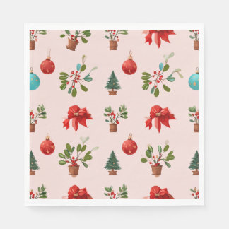 Art full of Christmas atmosphere Napkins