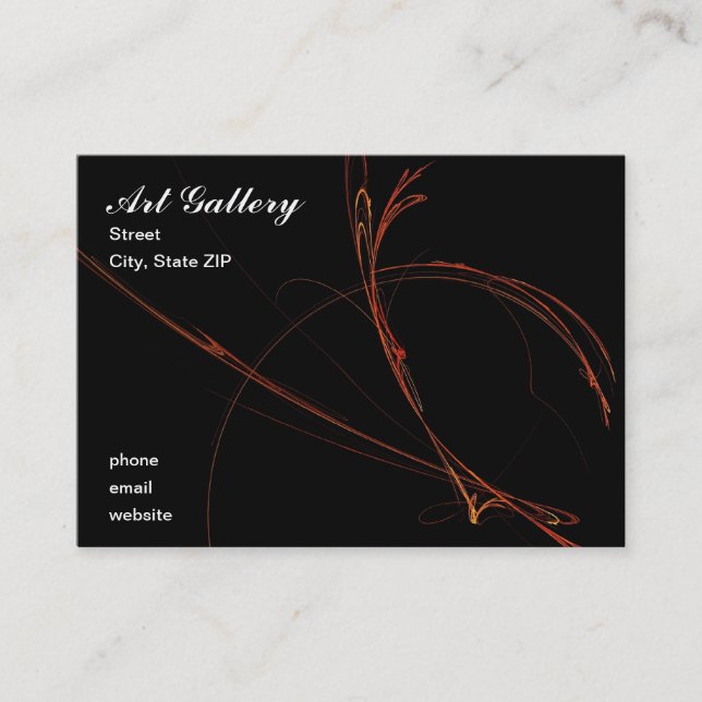 Art Gallery Business Card (Front)