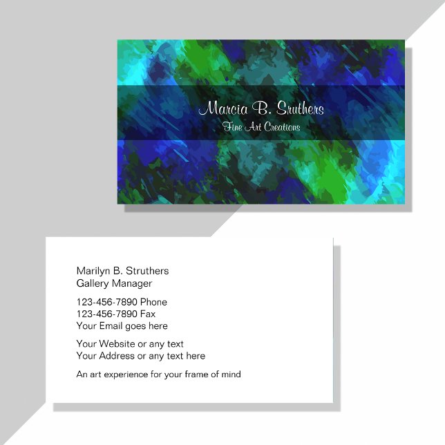Art Gallery Business Cards (Creator Uploaded)