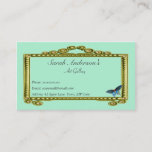 Art Gallery - Frame and Butterfly Business Card