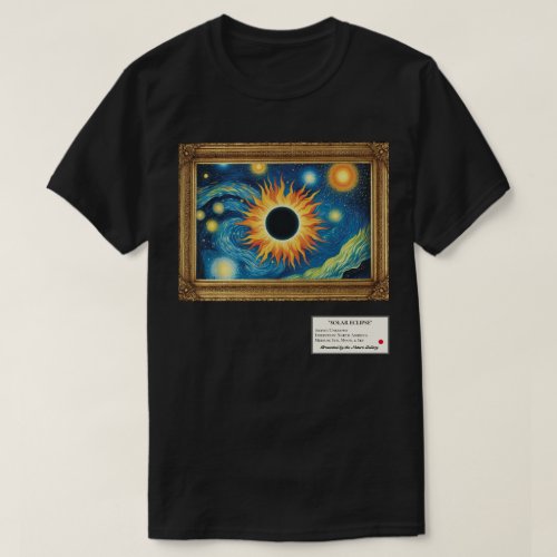 Art Gallery Framed Solar Eclipse T_Shirt