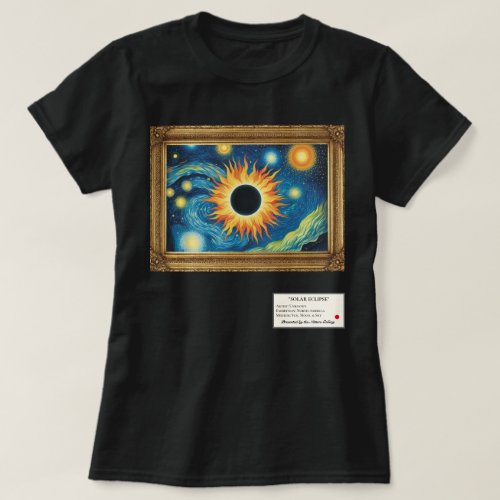 Art Gallery Framed Solar Eclipse T_Shirt