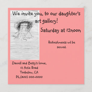Art gallery Invitation