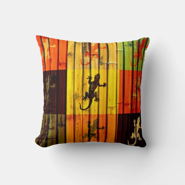 Art Geckos Pillow (Front)