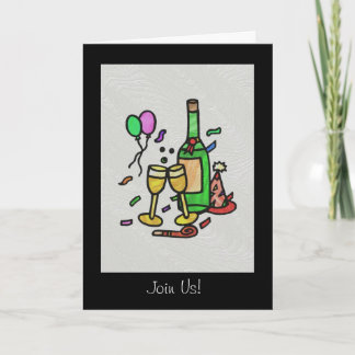 Art Glass Party Card