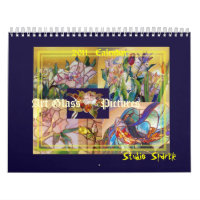 Art Glass Pictures of Stained Glass (2011) Calendar