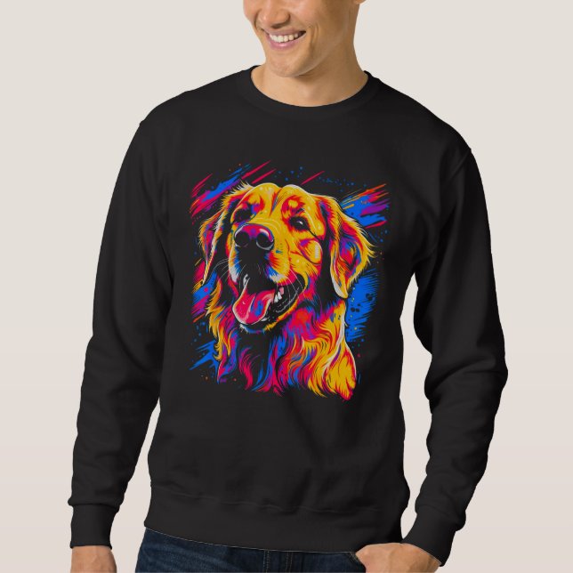 Art Golden Retriever 1 Sweatshirt (Front)