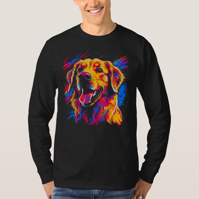 Art Golden Retriever 1 T-Shirt (Front)