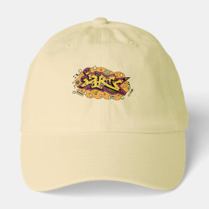 Art graffiti hand drawing hat
