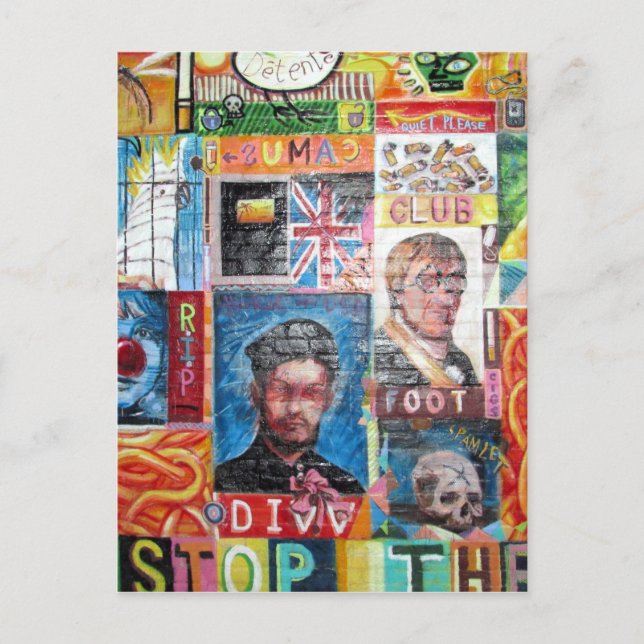 art graffiti postcard (Front)