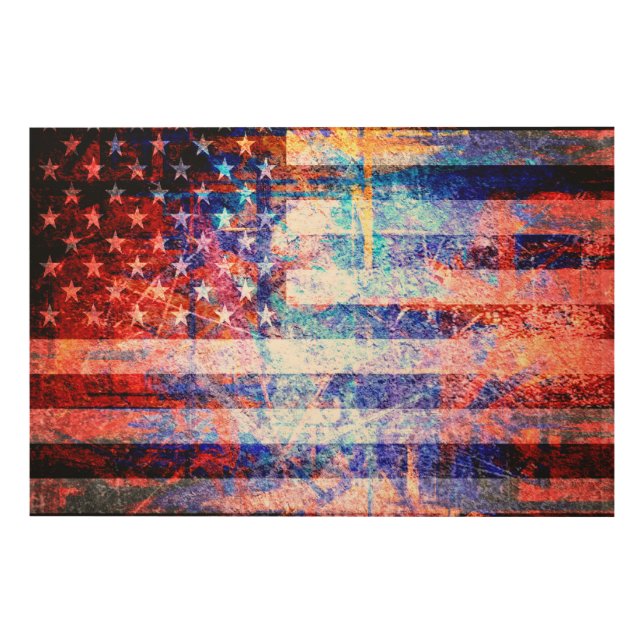Art Grunge American Flag #2 (Front)