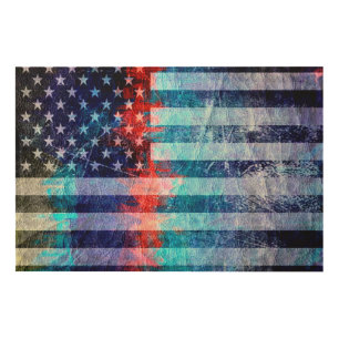 Art Grunge American Flag #7