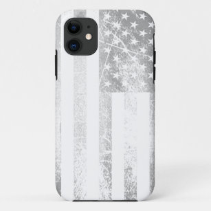 Art Grunge American Flag iPhone 11 Case