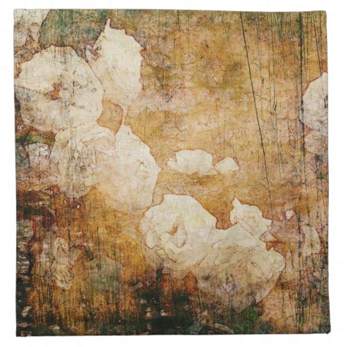 art grunge floral vintage background texture cloth napkin