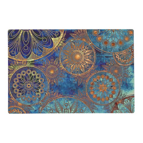 Art grunge pattern placemat