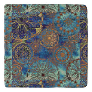 Art grunge pattern trivet