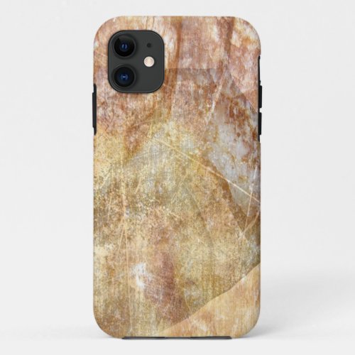 Art grunge rock textures background iPhone 11 case