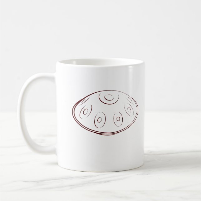 art handpan coffee mug (Left)