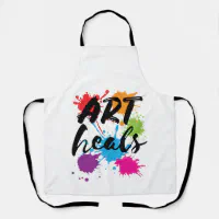 Personalized Artist Apron Smock with Art Supplies