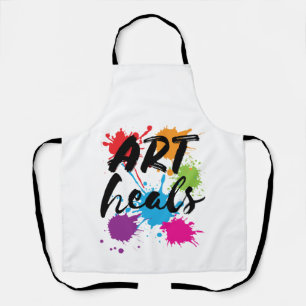 Art Heals Art Therapist Therapy Apron