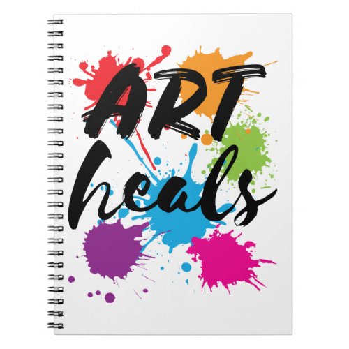 Art Heals Art Therapist Therapy Notebook