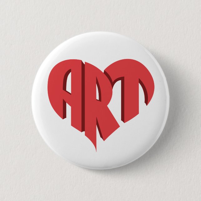 Art Heart Button (Front)
