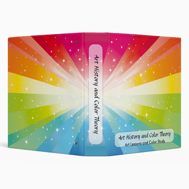 Art History and Color Theory Binder (Background)