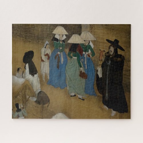 Art History Asia Women About on the Town Jigsaw Puzzle