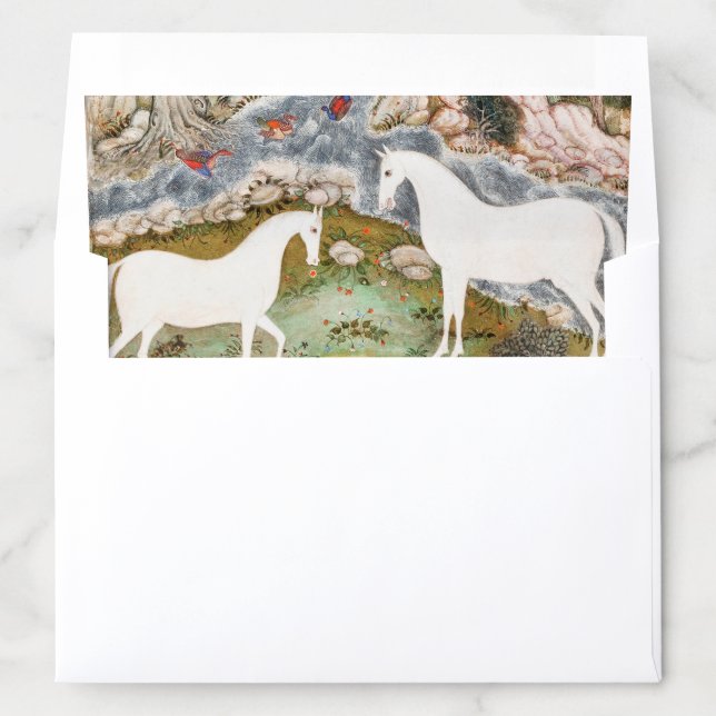 Art History Birth of Celestial Twins Horses Envelope Liner (In Envelope)
